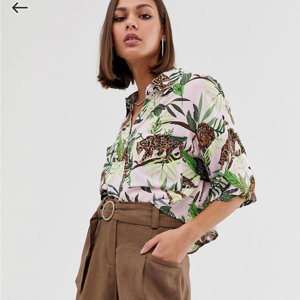 Tropical crop top